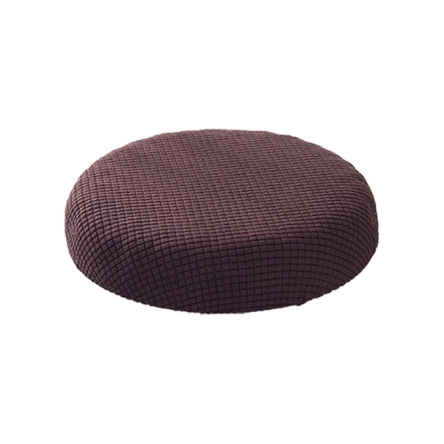 kurtrusly Stylish Round Cushions For Stools – Seating Experience Stool Cushions Polyester Seat Covers Mild Waterproofing dark coffee 1Set