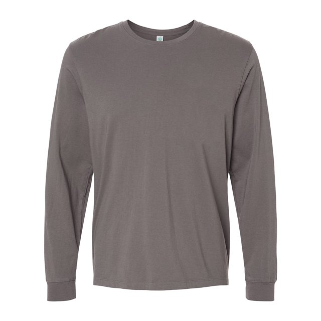 SoftShirts T-Shirt à Manches Longues Bio pour Adulte, 2TG, Graphite