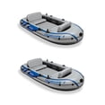 thumbnail image 1 of Intex Bateau Gonflable d'Excursion pour Rafting et Pêche, 4 Personnes, avec Rames et Pompe (Lot de 2), 1 of 12