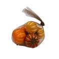 thumbnail image 4 of Way To Celebrate Mini Pumpkins à rayures orange, 4 of 6