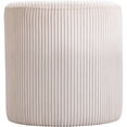 thumbnail image 4 of Meridian Furniture Roy Beige Ottoman/Stool, 4 of 7