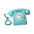 thumbnail image 4 of Téléphone Vintage à Cadran Rotatif à l'Ancienne avec Recomposition Téléphone Rétro Bleu, 4 of 8