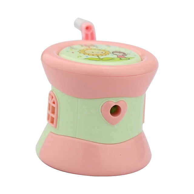 EGNMCR Student-specific Pencil Sharpener Manual Rattle Shape Children's Pencil Sharpener Portable Pencil Sharpener pencil sharpener
