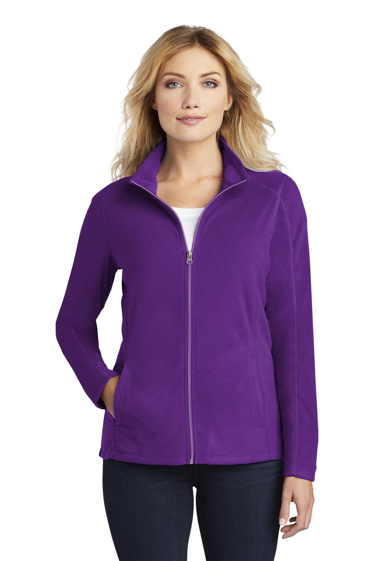 Port Authority ® Ladies Microfleece Jacket. L223 4Xl Amethyst Purple