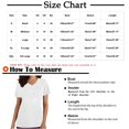 thumbnail image 3 of Blouse Snoarin d'Été Grande Taille pour Femmes, Mode, Manches Courtes, Col en V, Hauts, Uniforme de Travail, Blouse Imprimée avec Poche, Hauts, Uniformes de Travail pour Femmes en Liquidation, 3 of 5