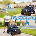 thumbnail image 3 of iYofe Ford Bronco Raptor Electric Ride on Toy Car for Toddler Kids, 12V Battery Powered Ride on Cars w/Remote Control, Bluetooth & Lights, Blue, 3 of 7