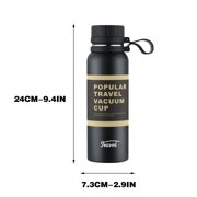 Water Bottles Thermal Insulated Cup With A Large Capacity Of 650ml Portable Sports Water Bottle High Value Women Is Stainless Steel Water Cup