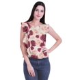thumbnail image 1 of Moomaya Hauts en Jersey de Coton pour Femmes Sans Manches Imprimés à Col Rond Tenue Décontractée, 1 of 4