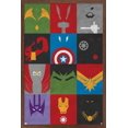 thumbnail image 1 of Marvel Comics - Avengers - Grille minimaliste Affiche Murale, 1 of 6