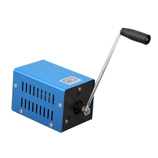 Miulika Household Outdoor Portable Manual Hand Crank Generator 20W High Power Dynamo USB