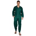 thumbnail image 1 of Inkmeso Men's Cotton PJs Solid Sleepwear Lounge Wear Top & Bottom Pajama Set, 1 of 7