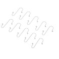 thumbnail image 1 of Ornament Hooks, Multipurpose Stainless Steel 100pcs Decorative Hooks Practical  for  Decoration for Easter Decoration, 1 of 7