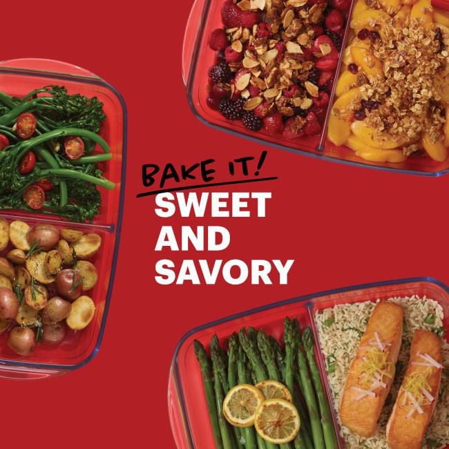 Pyrex® Divided Glass Baking Dish, 8x12