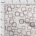 thumbnail image 2 of oneOone Viscose Chiffon Brown2 Fabric Geometric Sewing Craft Projects Fabric Prints By Yard 42 Inch Wide, 2 of 4