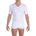 thumbnail image 1 of Ginch Gonch Men's Signature Series V-Neck T-Shirt White X-Large, 1 of 2