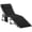 Black, variant on Outsunny Outdoor Lounge Chair, Folding Chaise Lounge, Patio Padded Tanning Chair with 5-position Adjustable Backrest, Pillow and Pocket for Deck, Beach, Lawn and Sunbathing, Beige