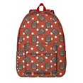 thumbnail image 1 of Artistic Hedgehog Backpack – Cute Floral Forest Scene with Cartoon Adorable Print Pattern Bookbag for School and Outdoor Trips, 1 of 5