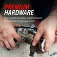 thumbnail image 4 of Power Stop Brake Pad 17-1352 Z17 Evolution; FMSI Number D1352; Ceramic Brake Pads; Set Of 4; With Premium Stainless Steel Hardware, 4 of 4
