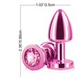 thumbnail image 5 of Actif Arrière Petite Prise Anale en Aluminium, Rose, 5 of 5