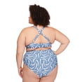 thumbnail image 3 of George Women's Plus Triangle Bikini Top, 3 of 6