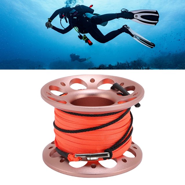 Enrouleur de Ligne de Plongée Léger 15m pour Opérations Marines