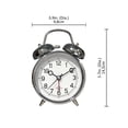 thumbnail image 2 of hometrends Retro Metal Alarm Clock, 2 of 4
