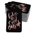 thumbnail image 1 of Inkdotpot Baby It's Cold Outside Baby Shower Bottle Tag Real Rose Gold Foil Favor Hang Tags 100 Pcs, 1 of 6