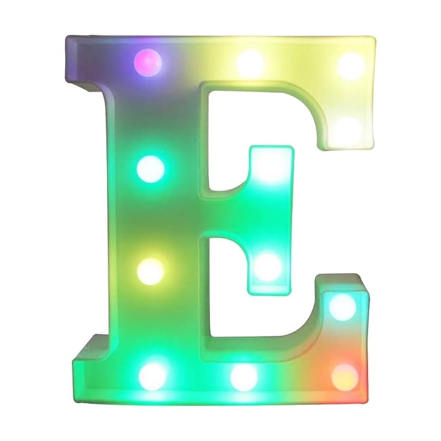 LiveSatisfy Clearance Colorful Light Up Letters, LED Letter Lights Marquee Letter Signs Battery Powered, Letter Lamp with Remote for Birthday Party Wedding Home Bar Christmas Decorations