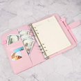 thumbnail image 4 of A5 Pu Leather Ring Binder Refillable 6 Round Ring Binder Cover Business Notebook Binder Notepad And Meeting Notebook Travel Writing Notebook Diary, 4 of 5