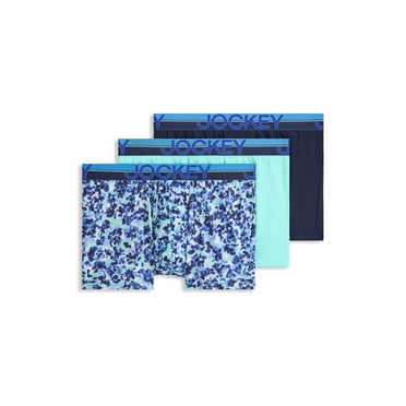 Jockey Boxeur-Brief Extensible en Microfibre Infinite Cool pour Hommes 3,5 Po - Lot de 3