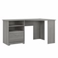 thumbnail image 1 of Bush Furniture Cabot 60W Corner Desk with Storage in Modern Gray, 1 of 5