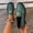 Green, variant on Wensltd Fall Low Heel Loafer for Women Versatile Solid Color Comfortable Casual Slip-on Shoes Black