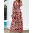 thumbnail image 1 of Robe Maxi à Volants à Étages Lotus Sauvage pour Femme, 1 of 11
