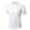 #1302-White, variant on Ceisia Men's Solid Color Slim Fit Short Sleeve Button-Down Dress Shirt White L Gifts