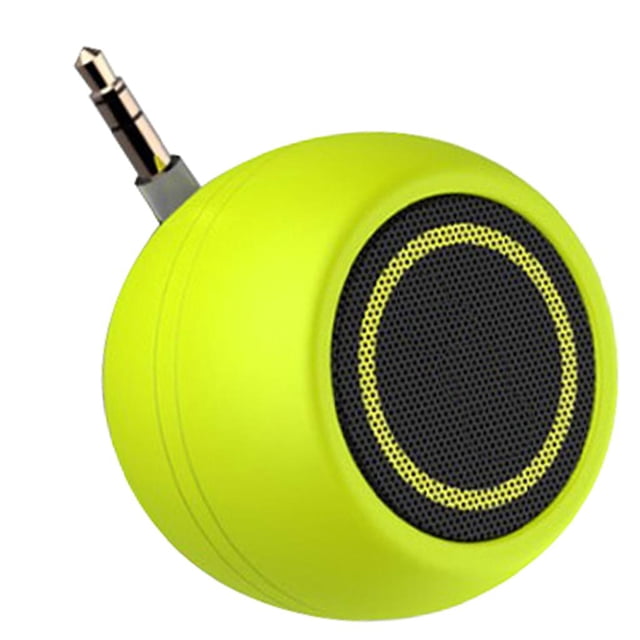 Milaget Haut-Parleur Mini Sans Fil 350mAh Prise d'Entrée Auxiliaire 3,5 mm, Haut-Parleur Portable 3 W Puissant pour Vert