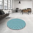 thumbnail image 4 of Ahgly Tapis Rectangulaire Lavable en Machine Intérieur Transitionnel Vert Cyan Foncé, 2 Pieds x 5 Pieds, 4 of 7