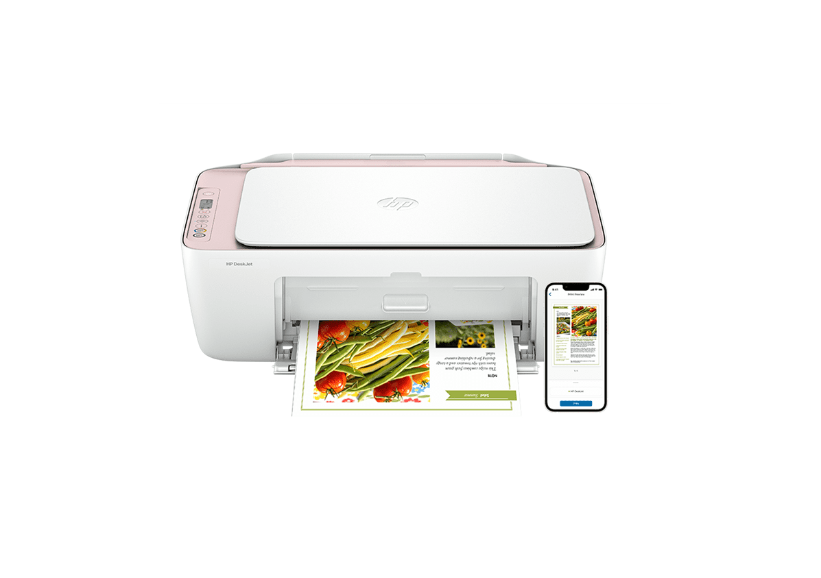 HP DeskJet 2942 All-in-One Printer - Pale Rose