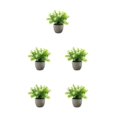 thumbnail image 1 of Redempat Plastic Easy To Clean Artificial Succulent Realistic Appearance Long-lasting Durability Eco-friendly white babysbreath 5Set, 1 of 6