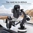 thumbnail image 3 of Phone Mount for Car   Phone Holder Mountfor Car Dashboard Windshield Vents  Compatible All Smartphones, 3 of 11