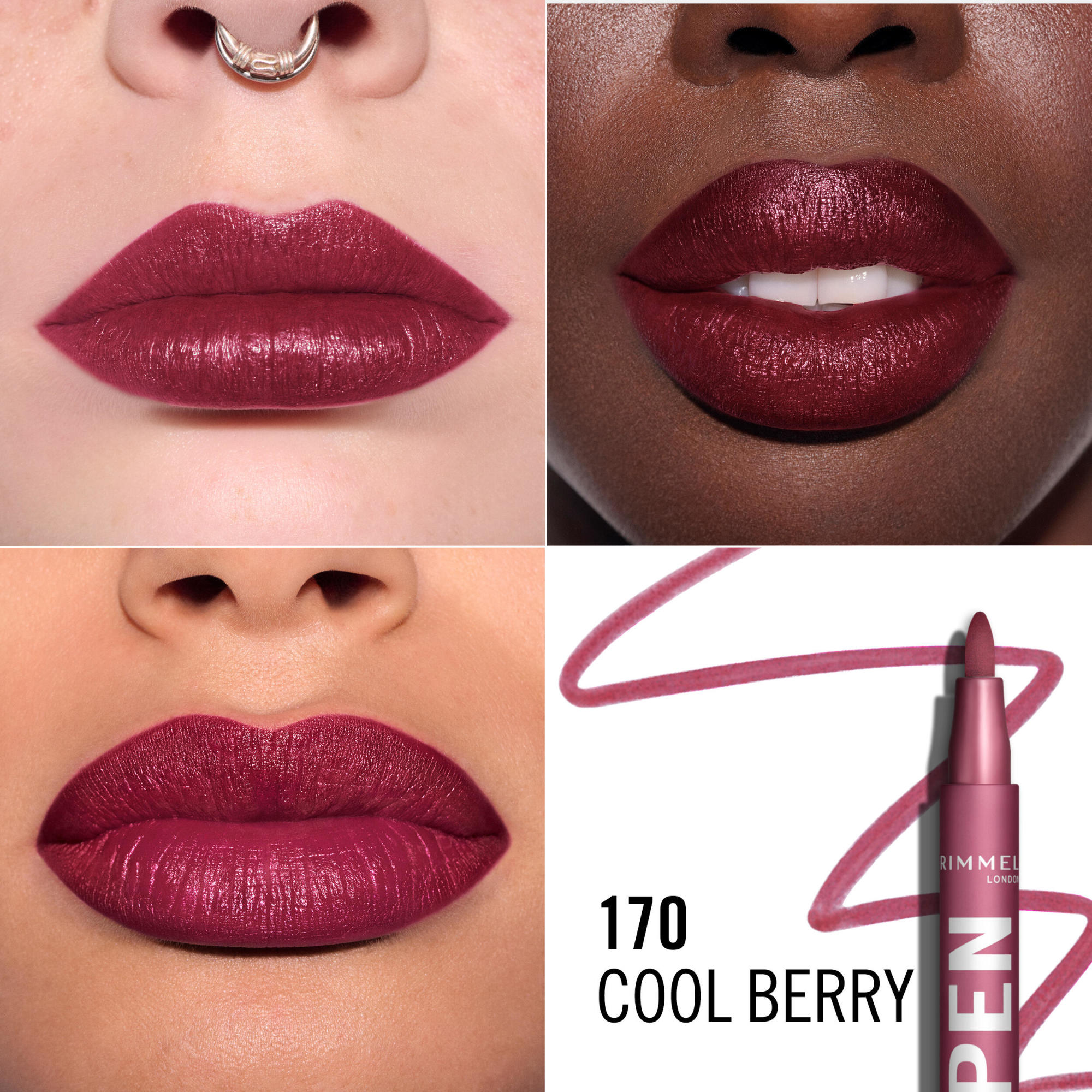 Rimmel Thrill Seeker Lip Ink Pen, Lipstick, Pen-Like Precision Applicator, Kiss-Proof & Transfer-Proof, Buildable Colour, Vegan Formula