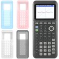 thumbnail image 2 of SUTENGDA Étui en Silicone Souple pour Calculatrice Compatible avec TI-84 Plus CE Calculatrice Rose, 2 of 9