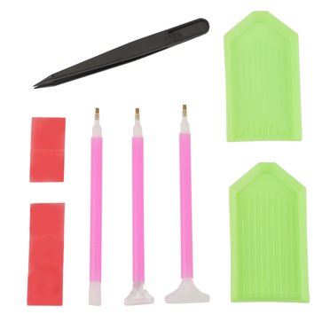 Stylo à Broder Bricolage Peinture Diamant Outils de Point de Croix Trousse d'Accessoires (#1)