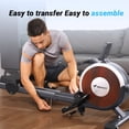 thumbnail image 3 of MERACH Magnetic Rowing Machine 350lbs Weight Capacity, 16 Levels of Quiet Resistance, Bluetooth Rowing Machine for Home Workout, 3 of 11