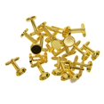 thumbnail image 3 of 20Pcs Blank 12mm Round Bezel Glue Frame Setting Base Cup Cuff Links DIY Cufflink Golden, 3 of 8
