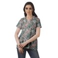 thumbnail image 2 of Moomaya Chemise Tunique Style Enveloppant pour Femmes en Coton Décontracté Col Classique Boutonné, 2 of 6