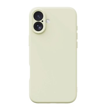 Dteck pour iPhone 16 Plus Étui Compatible avec MagSafe, Silicone Liquide [Doublure en Microfibre Douce Anti-Rayures] Étui de Téléphone Antichoc pour iPhone 16 Plus 6,7 Pouces, Blanc