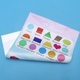 thumbnail image 3 of Children Early Education Wall Map Self-adhesive 2D and 3D Shapes Chart Kids English Learning Poster (30x40cm), 3 of 8