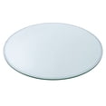 thumbnail image 1 of Dessus de Table Rond en Verre Trempé Transparent de 38 Pouces Épaisseur 1/2 Pouces Bord Biseauté de 1 Pouces, 1 of 2