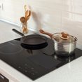 thumbnail image 4 of 3pcs Induction Cooktop Mat Reusable Countertop Mat Induction Cooker Pad Cooking Pad, 4 of 8