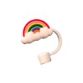 thumbnail image 1 of Silicone Straw Cover Protector 10mm Reusable Drinking Straw Covers Cap, Cute Cartoon Straw Tips Covers Straw Toppers for Tumblers Dust-Proof Straws Plugs A9K6, 1 of 8